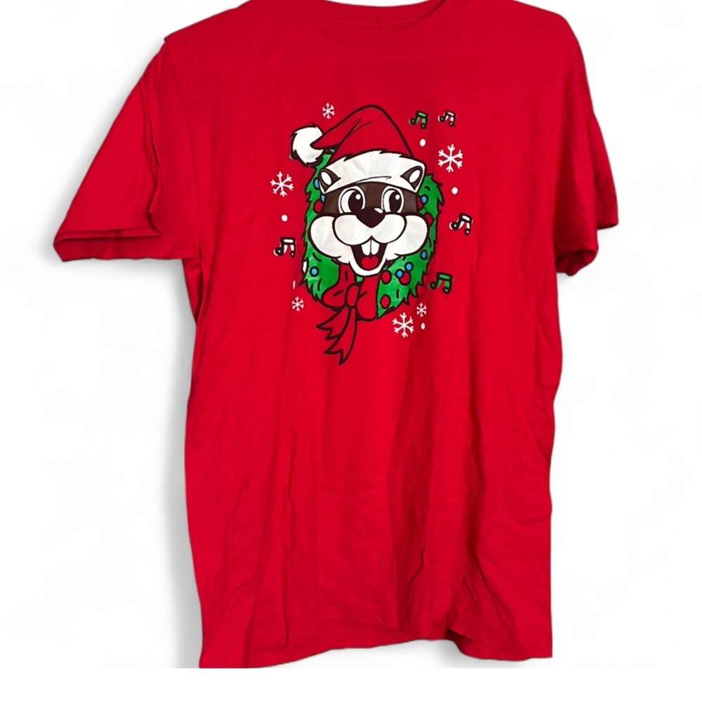 Festive Red Graphic Tee